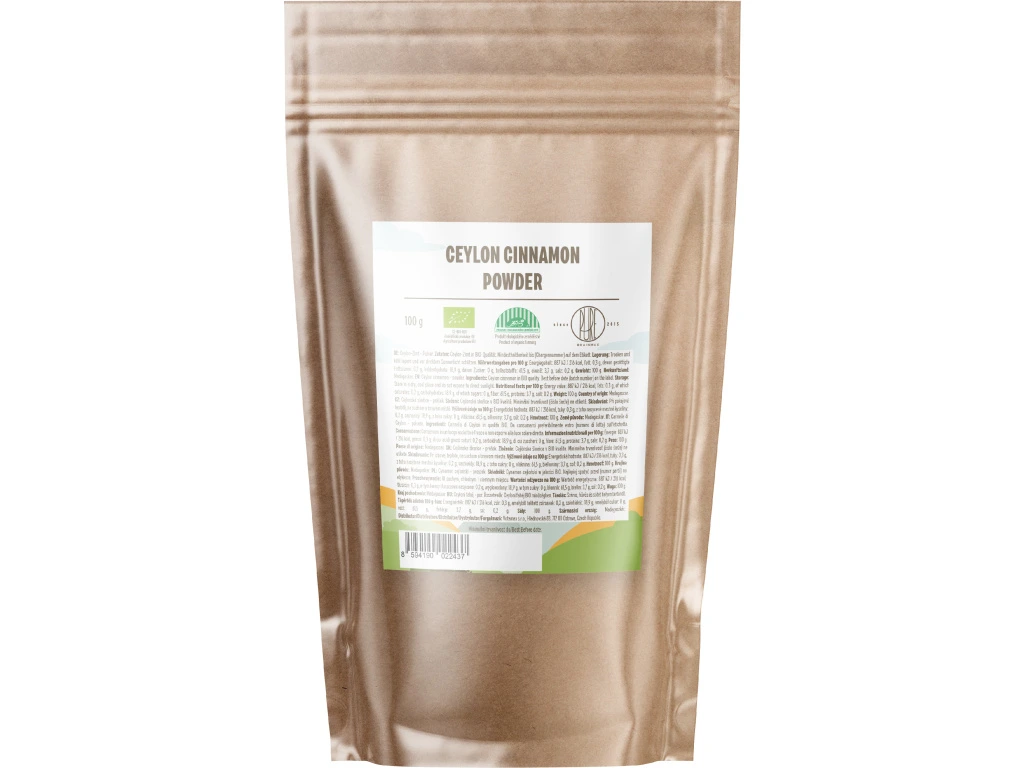 BrainMax Pure® - Skořice Cejlonská BIO mletá, 100 g