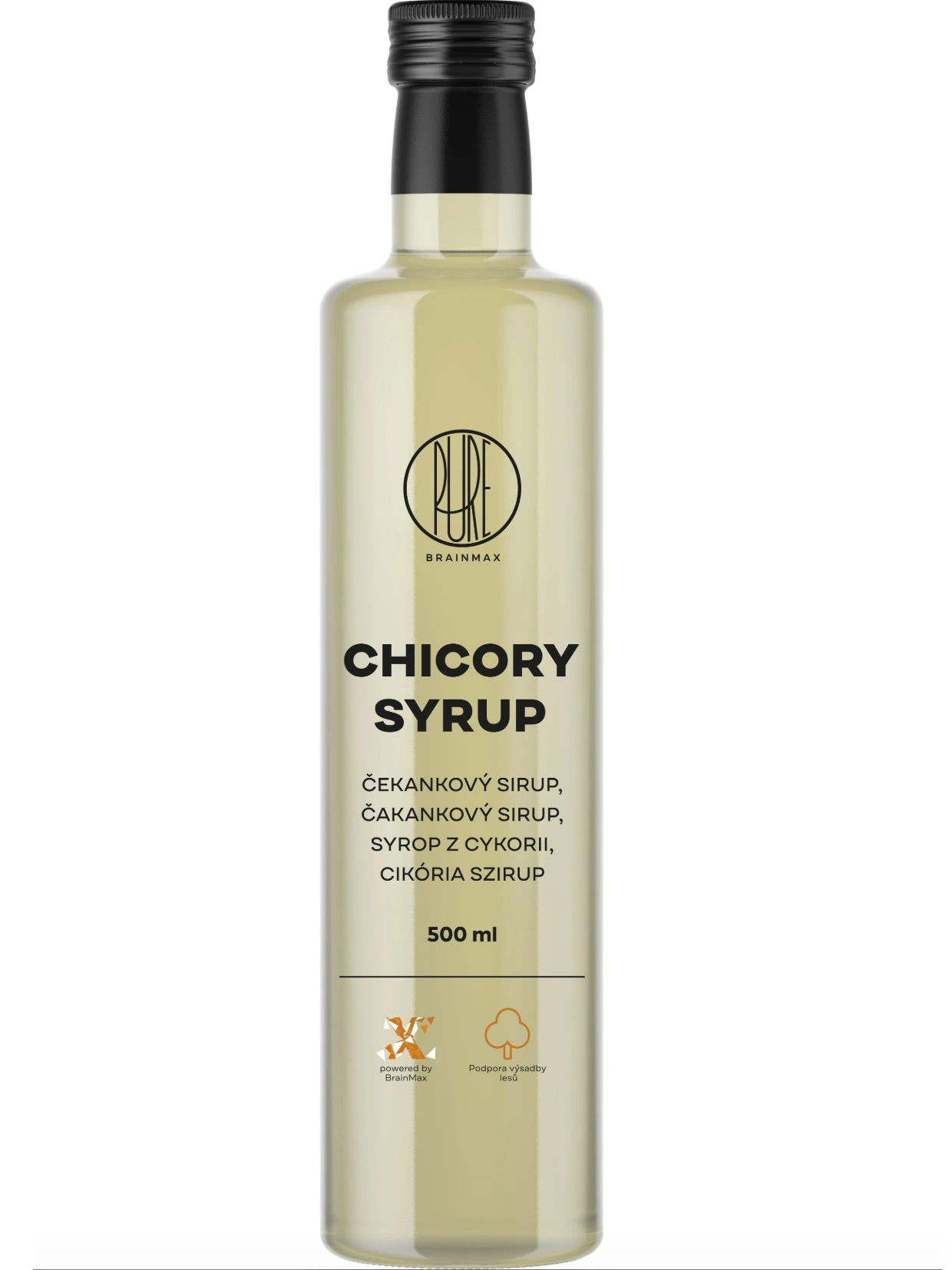 BrainMax Pure® - Chicory syrup, Čekankový sirup, 500 ml