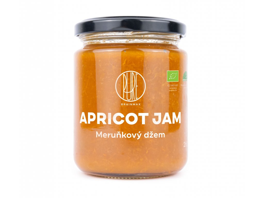 BrainMax Pure® - Apricot Jam, Džem Meruňka BIO, 260g