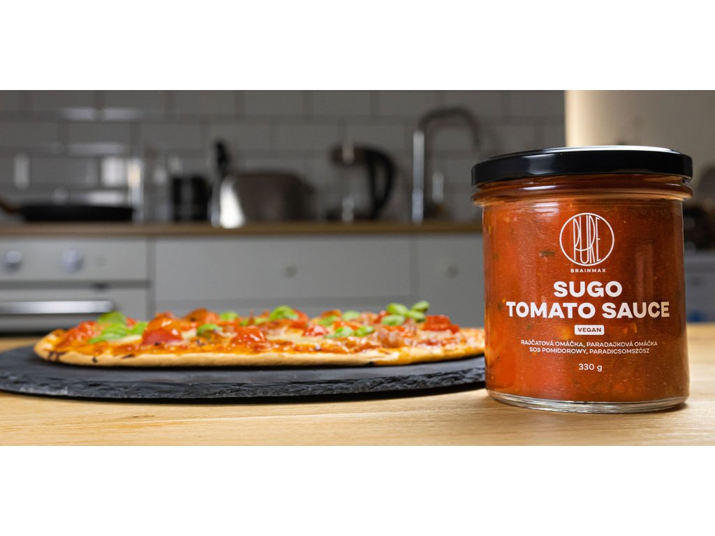 BrainMax Pure® Sugo, rajčatový základ na pizzu, 330 g
