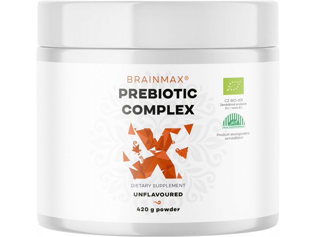 BrainMax Prebiotic Complex, prebiotická směs, BIO, 420 g