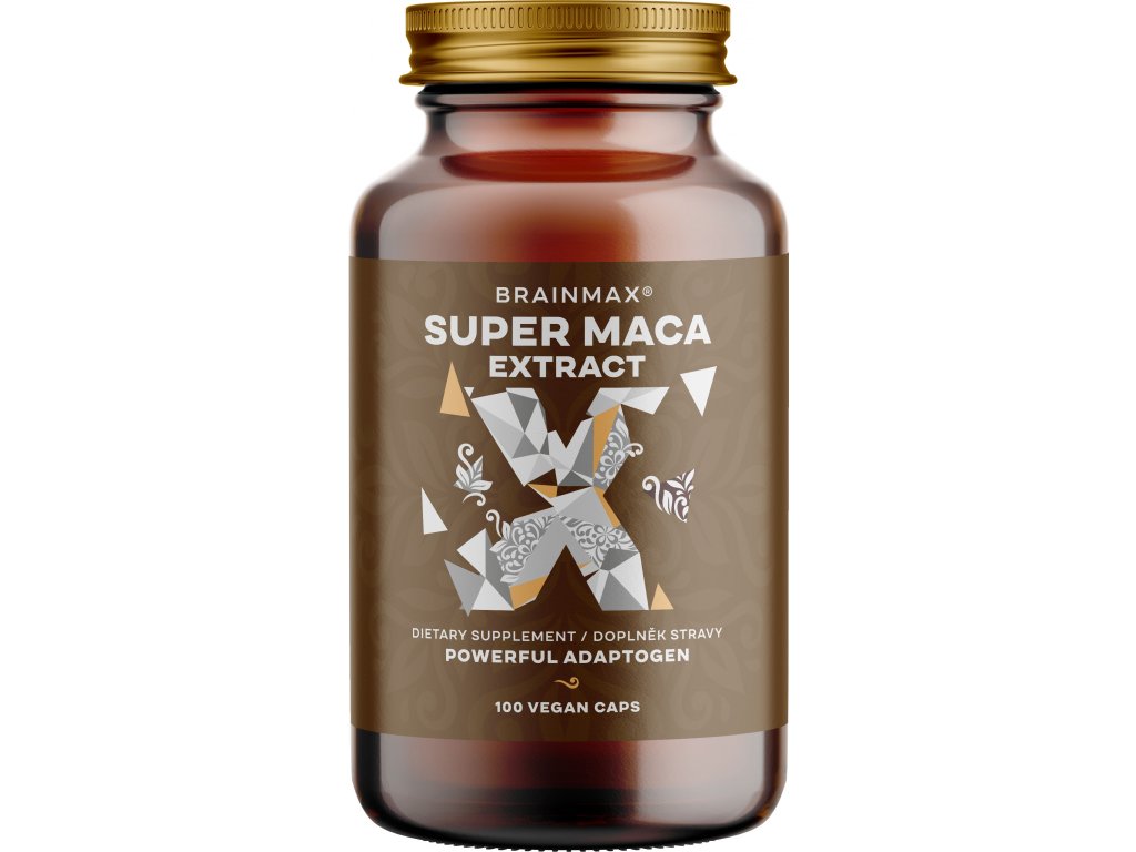 BrainMax - Super Maca® extrakt, 700 mg, 100 rostlinných kapslí