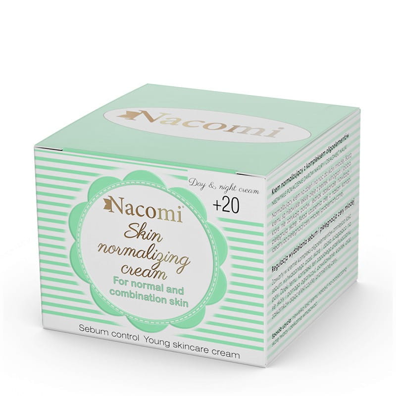 Nacomi - Sjednocující krém pro mladou pleť +20, 50ml