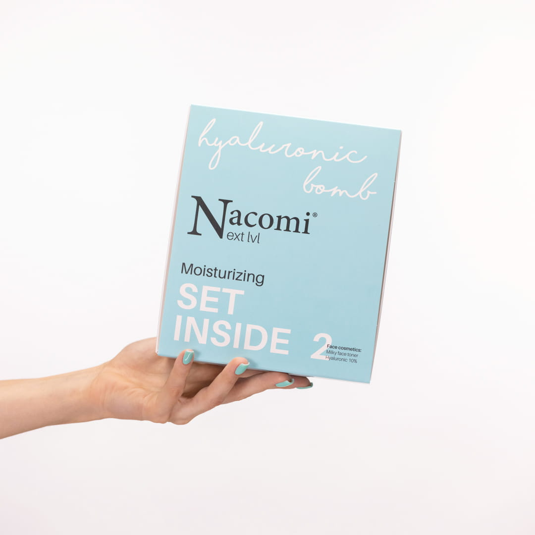 Nacomi Next lvl. - Dárková sada - Hyaluronic bomb, hydratace pleti, 2 ks