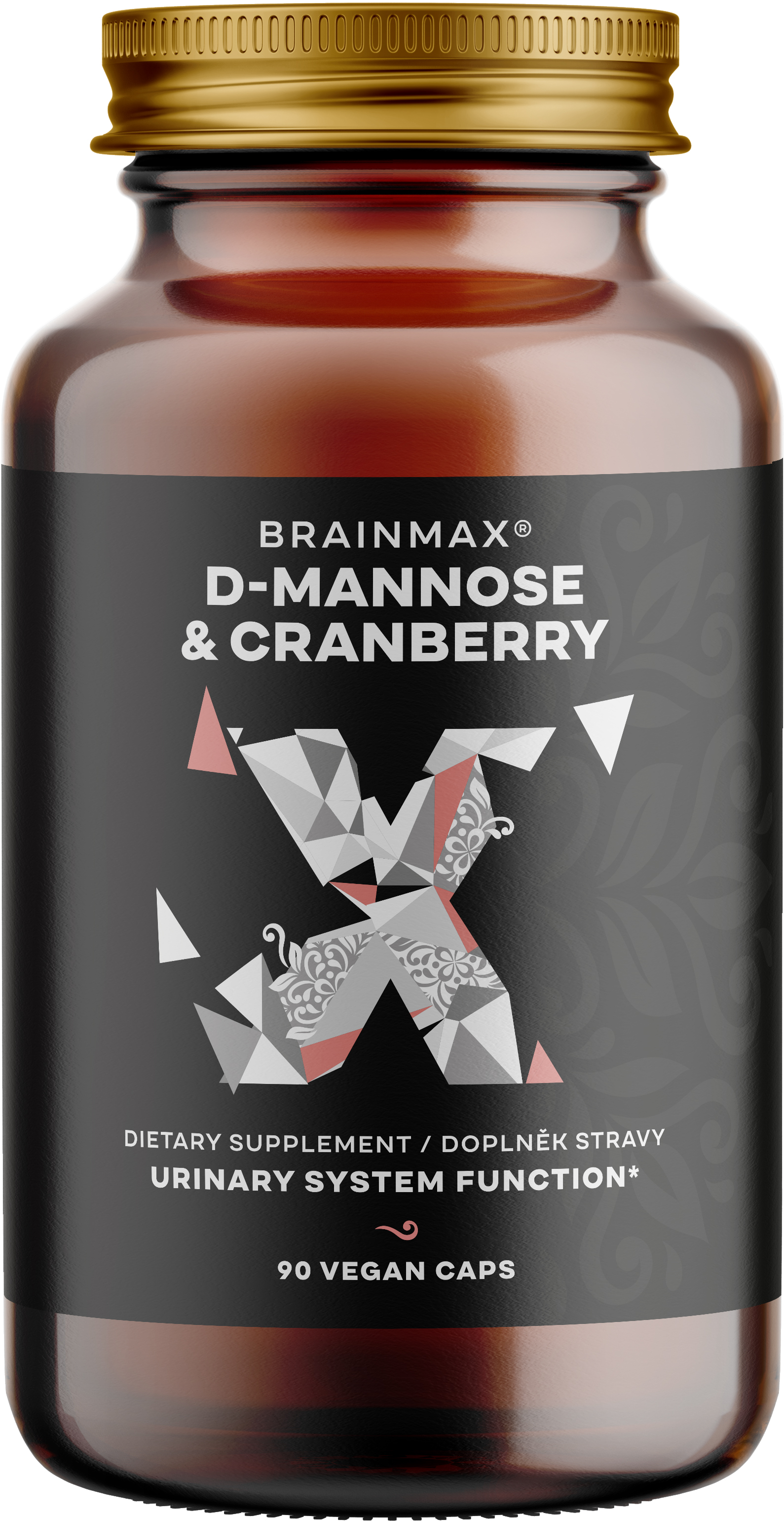 BrainMax D-Mannose & Cranberry, 90 rostlinných kapslí