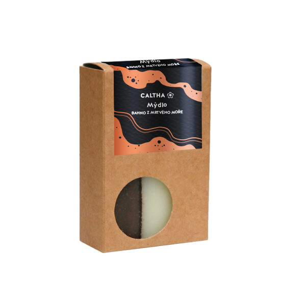 CALTHA - Tuhé mýdlo pro muže - Bahno z mrtvého moře, 100 g