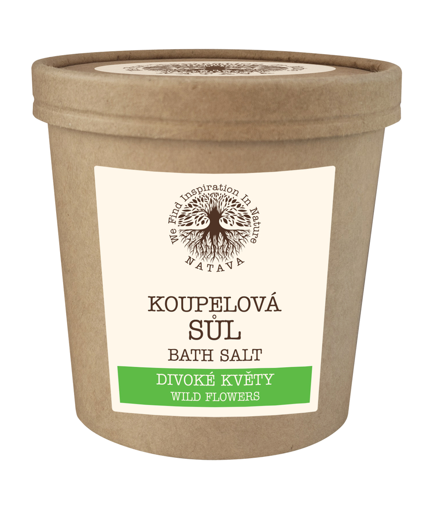 NATAVA - Koupelová sůl - Divoké květy, 500 g