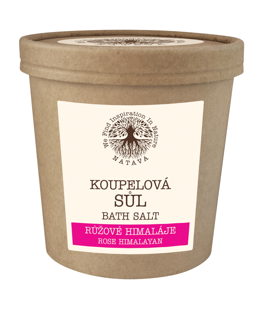 NATAVA - Koupelová sůl - Růžové Himaláje, 500 g