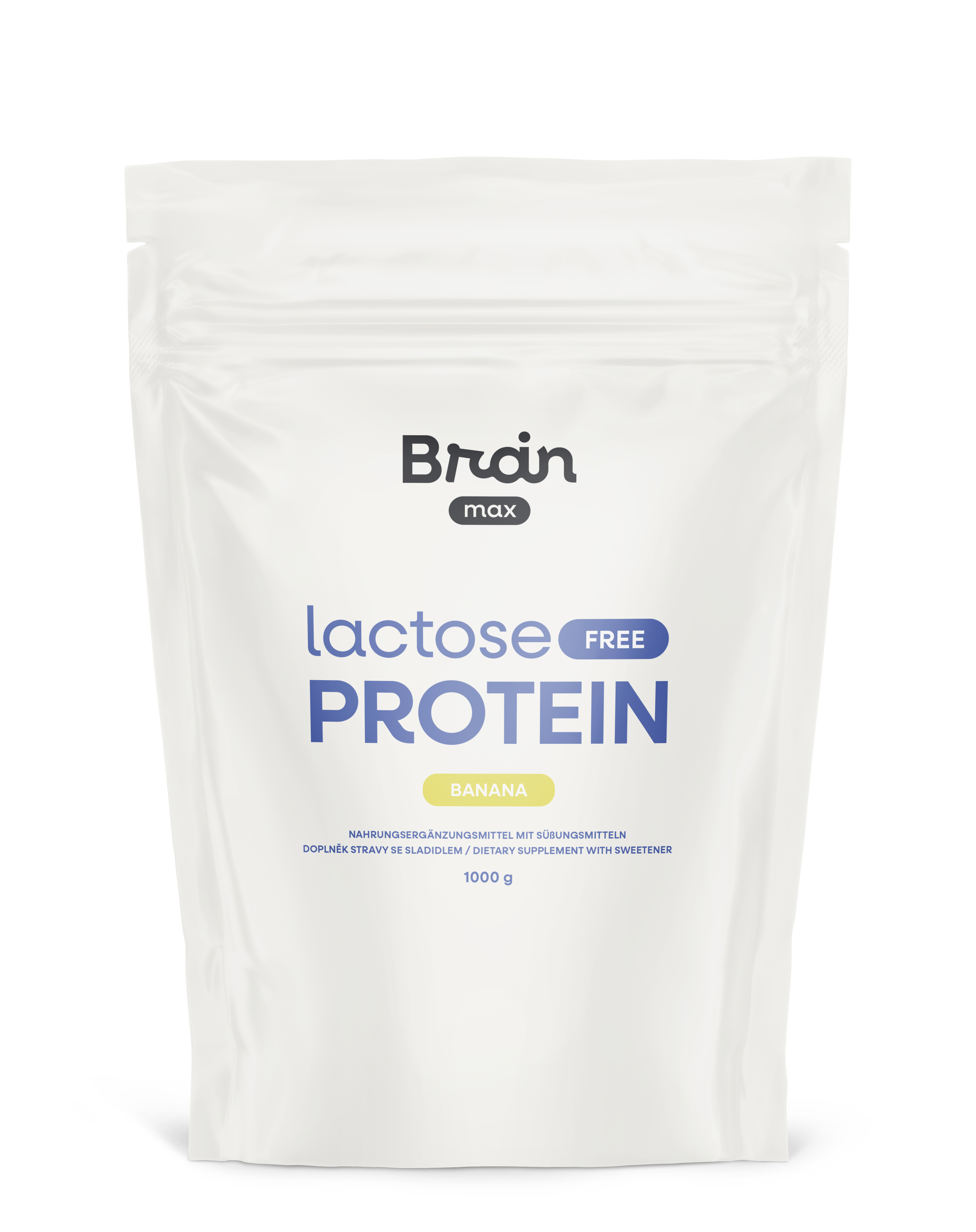 BrainMax Lactose Free Protein, Banana, 1000 g