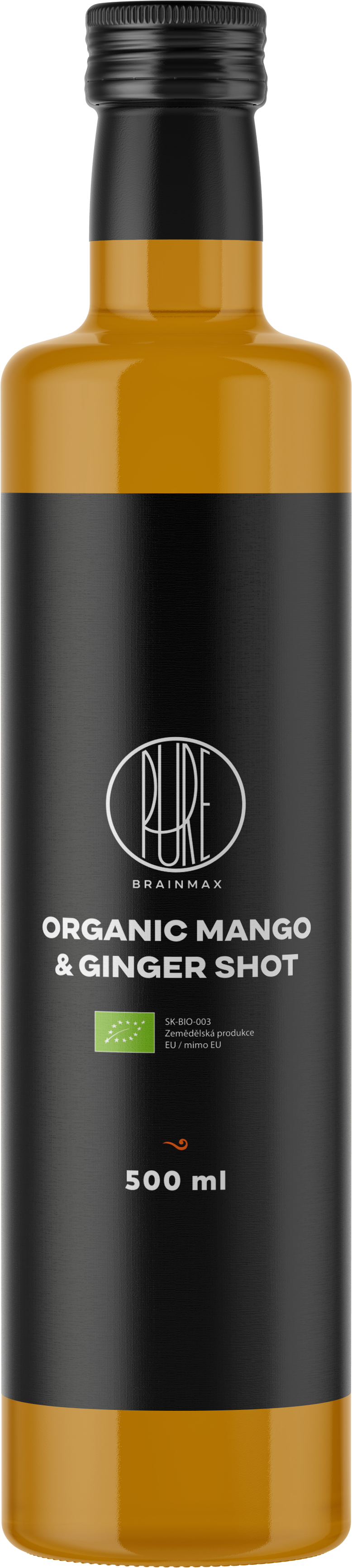 BrainMax Pure BrainMax Pure® Mango & Ginger Shot, BIO Objem: 500 ml
