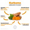 BrainMax Pure® - Turmeric Powder, Kurkuma BIO prášek, 100 g