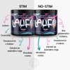 BrainMax LAUF Preworkout, bez kofeinu, 400 g, 2 druhy