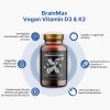 BrainMax Vegan Vitamin D3 & K2 4000 IU / K2 jako MK7 all-trans K2VITAL®DELTA 150 mcg, 100 rostlinných kapslí