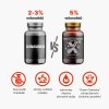 BrainMax Super BIO Ashwagandha extrakt KSM-66®, Ašvaganda extrakt, 100 rostlinných kapslí