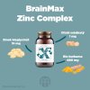 BrainMax Zinc Complex, Zinek, Měď, Selen, Bio Kurkuma, 50 rostlinných kapslí