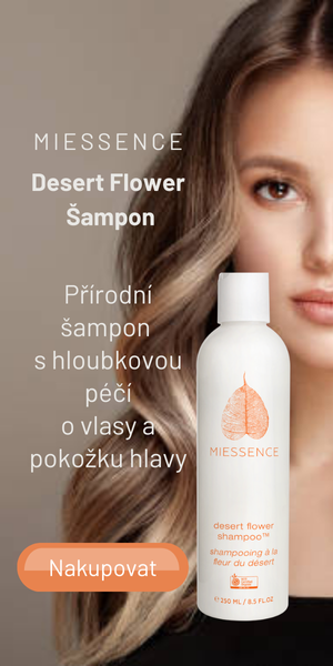 Miessene desert flower shampoo menu baner