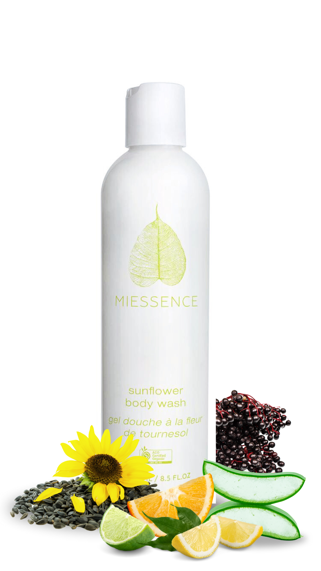 Miessence_Sunflower_Body_Wash_přírodní_sprchový_gel