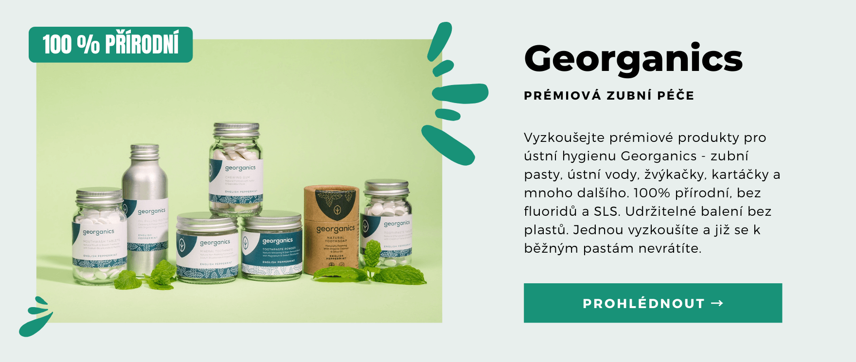 Georganics - prémiová zubní péče