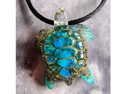 Oceánská duše orgonit přívěsek