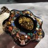 Ručně vyráběný orgonitový amulet s bronzitem, jaspisem a křišťálem – OrgoArt