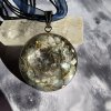 Ručně vyrobený orgonitový šperk s morganitem, celestýnem a andělskou energií angelitu