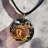 Orgonitový přívěsek Ankh Orionu s lapisem lazuli a pyramidou