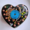 Orgonitové srdce se Sodalitem zadní strana