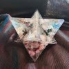 Orgonit merkaba 8cm s ametystem