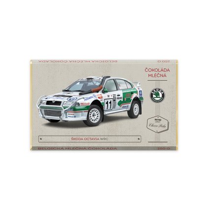 1161 1 skoda octavia wrc mlecna cokolada 250 g