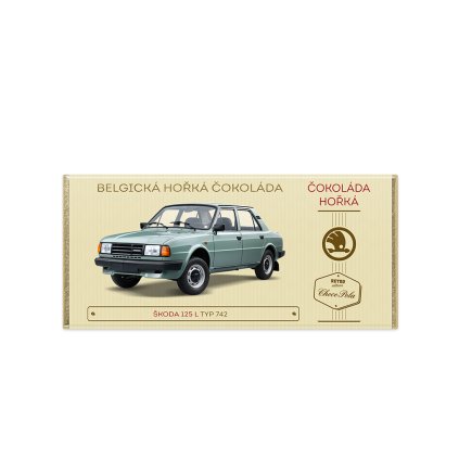 606 skoda 125 l typ 742 horka cokolada 100 g