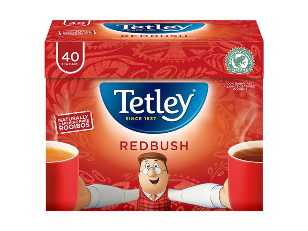 Tetley Herbal Redbush Tea 40 Sáčků 100g