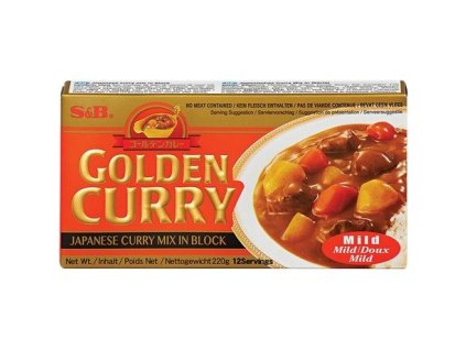 S&B Curry Block pro Golden Curry Japanese 220 g – blok pro japonské kari
