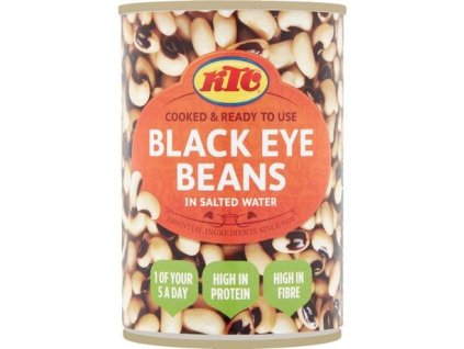 KTC Černooké fazole – konzervované 400 g