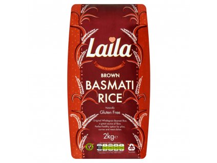 Laila Hnědá Basmati Rýže 2Kg