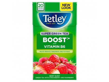 Tetley čaj s příchutí maliny&jahody