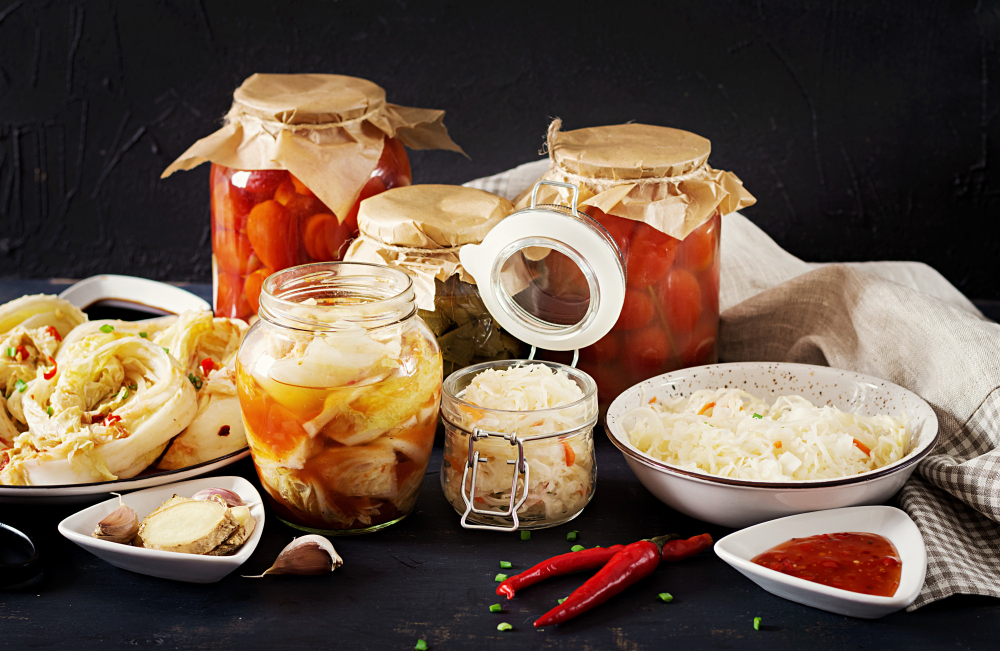 Fermentované potraviny: kimchi, miso a ďalšie