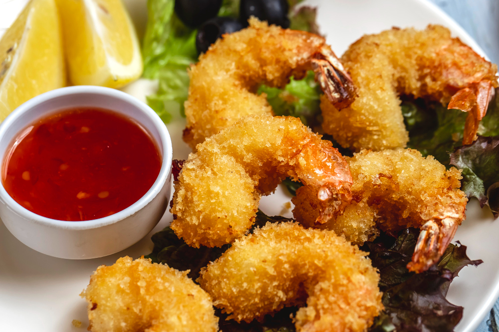 Japonské tempura krevety s ponornou omáčkou