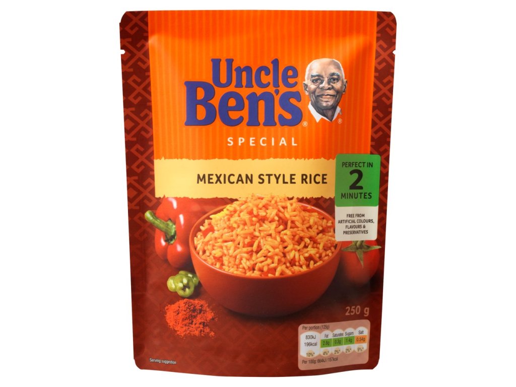 Uncle Ben's Stačí zohriať Mexická ryža 250g