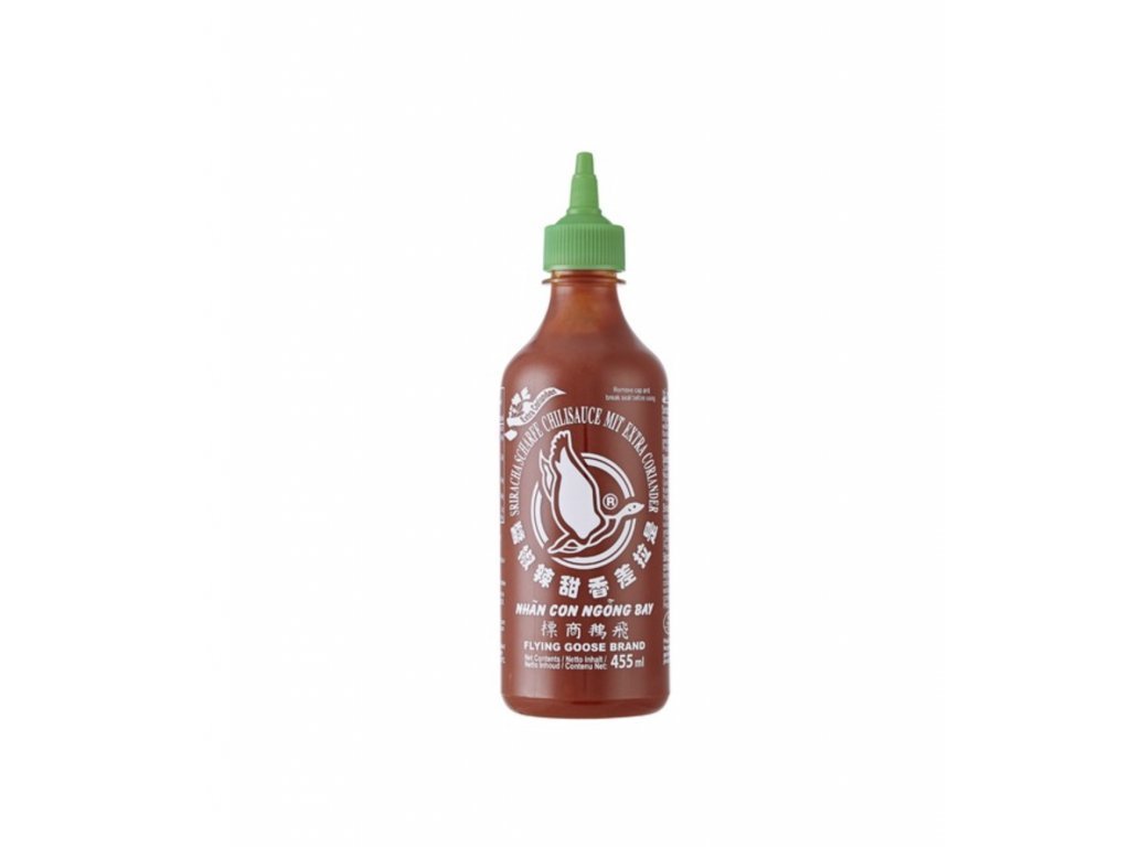 Flying Goose Sriracha s koriandrom 455 ml