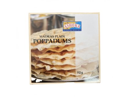 Ashoka Madras Papadums 112g