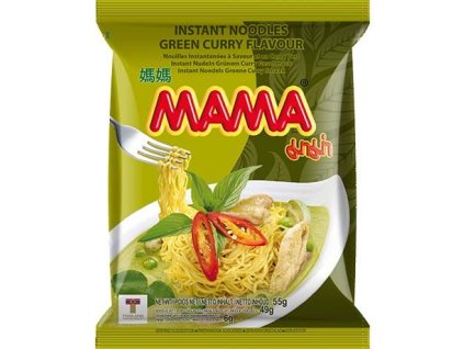 MAMA Instant Noodles Zelené kari 55 g