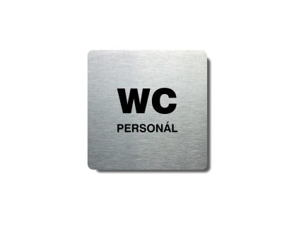 Piktogram (80x80mm) "WC personál"