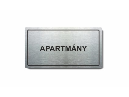 Piktogram (80x150mm) "Apartmány"
