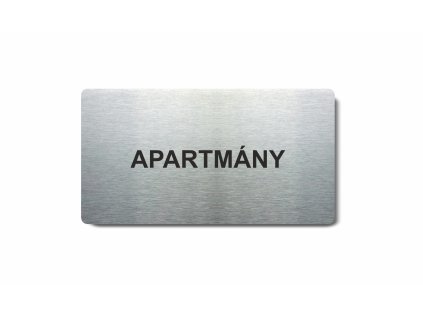 Piktogram (80x150mm) "Apartmány"