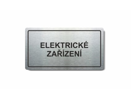Piktogram (80x150mm) "Elektrické zařízení"