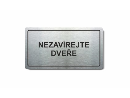 Piktogram (80x150mm) "Nezavírejte dveře"