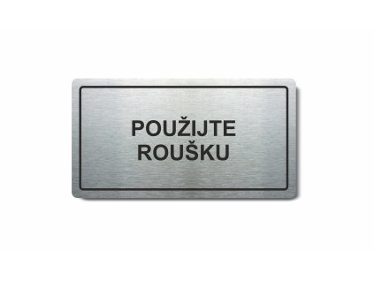 Piktogram (80x150mm) "Použijte roušku"