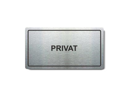Piktogram (80x150mm) "Privat"