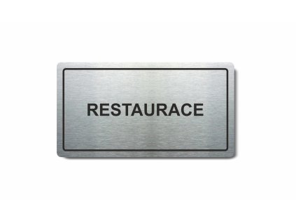 Piktogram (80x150mm) "Restaurace"