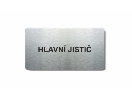 Piktogram (80x150mm) "Hlavní jistič"